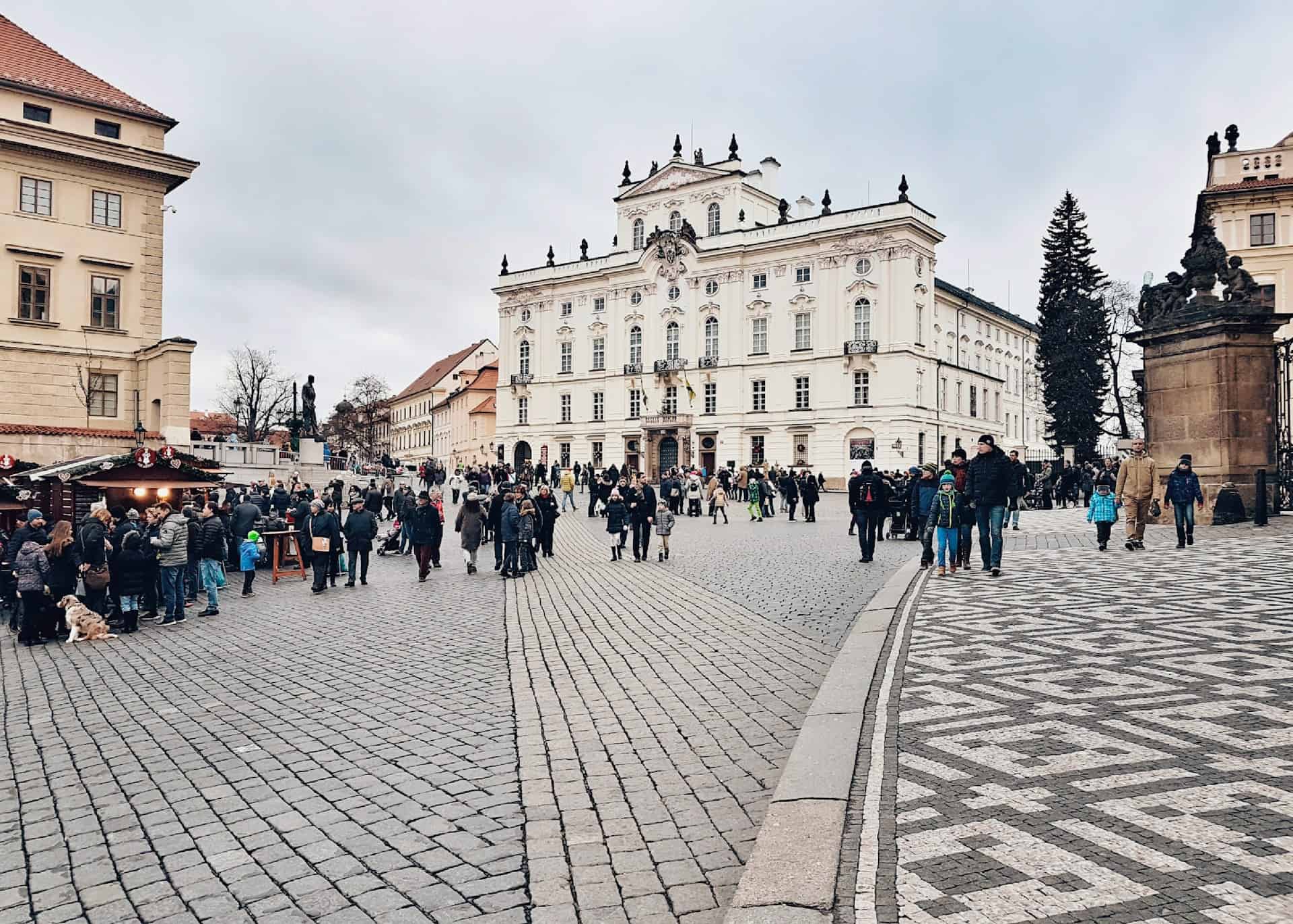 Marktje in Praag