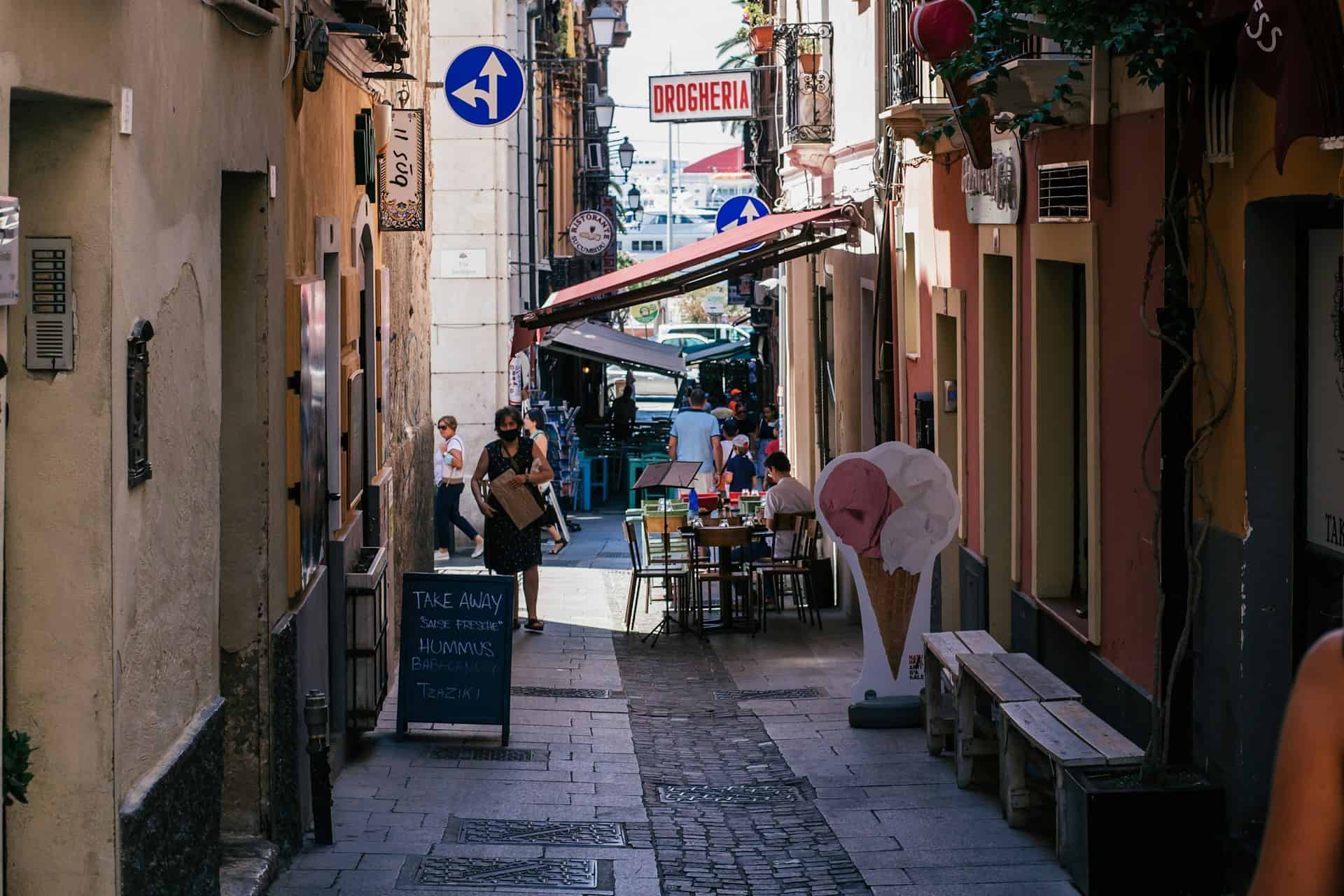 Straatjes in Cagliari